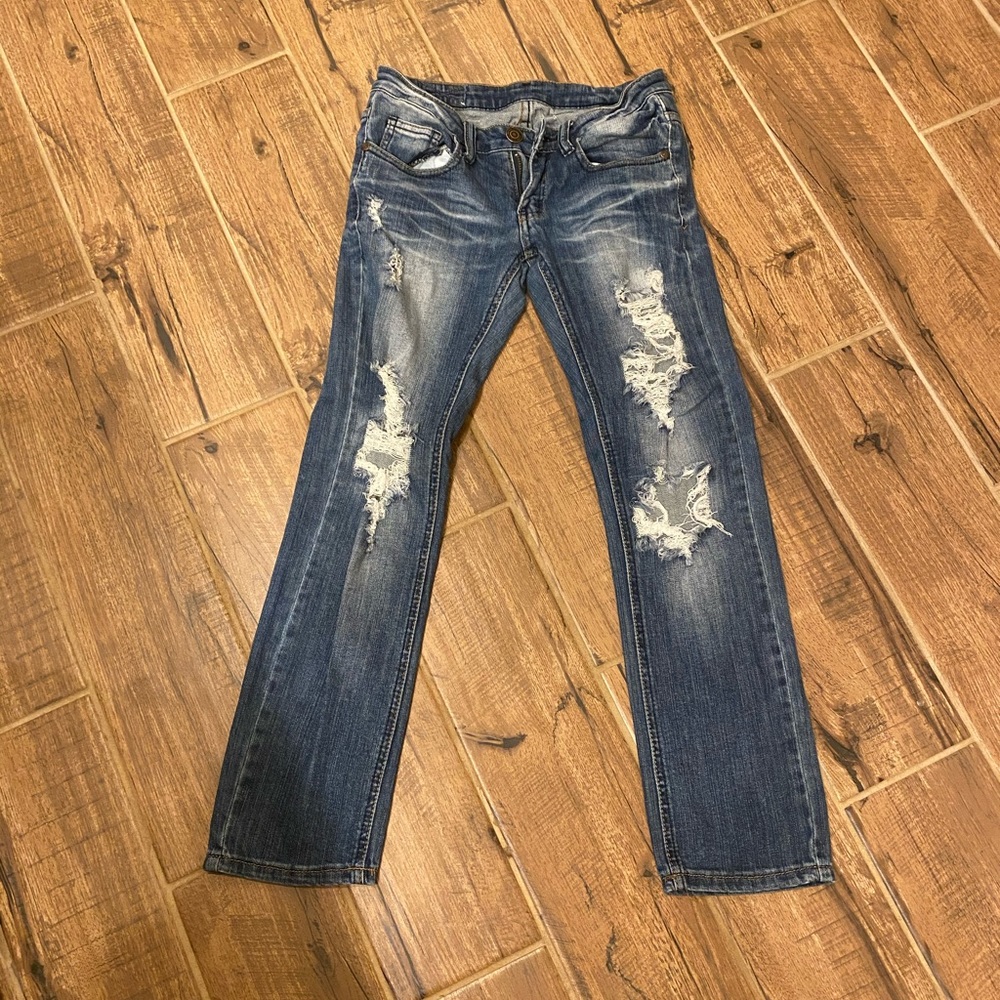 Distressed Skinny Jeans